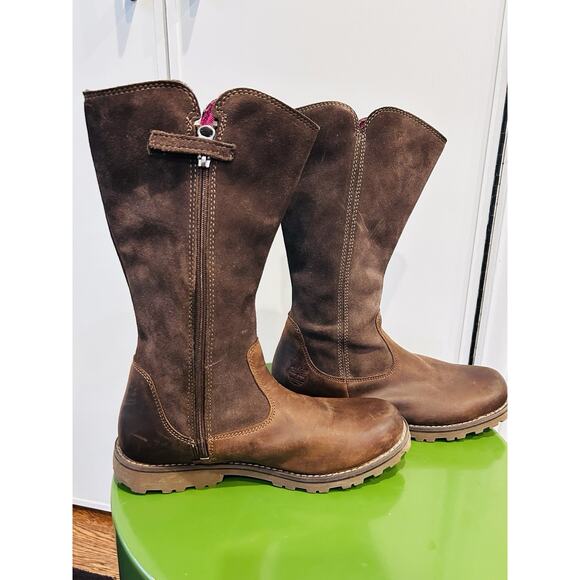 TIMBERLAND‎ 8491R Asphalt Trail Skyhaven Boots Leather Brown Size 5.5 - Picture 9 of 15